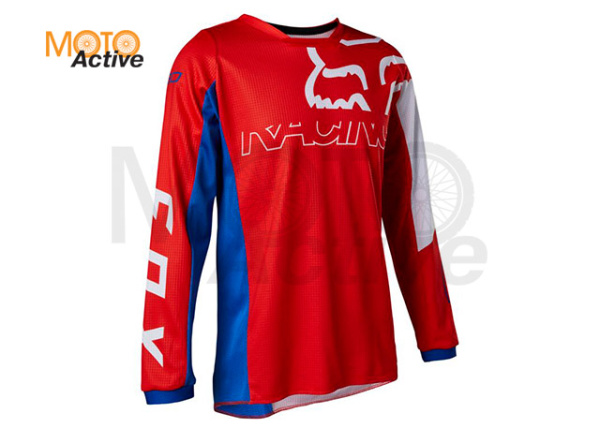 Мотоджерси Fox Yth 180 Skew Jersey White/Red/Blue